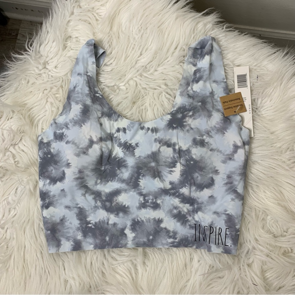 Rae Dunn Inspire Women's Cloudy Sports Bra M
